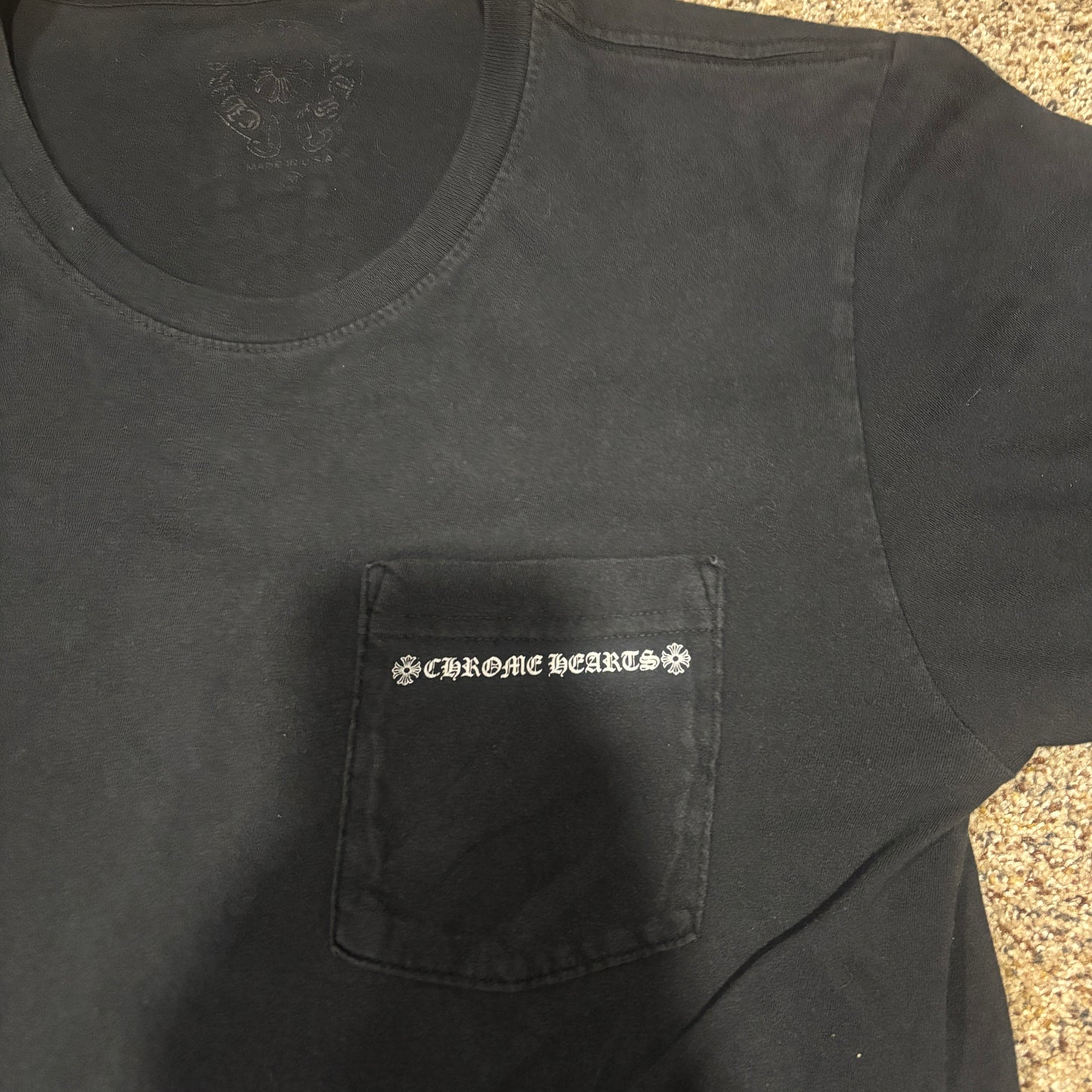 Chrome hearts cross spine tee